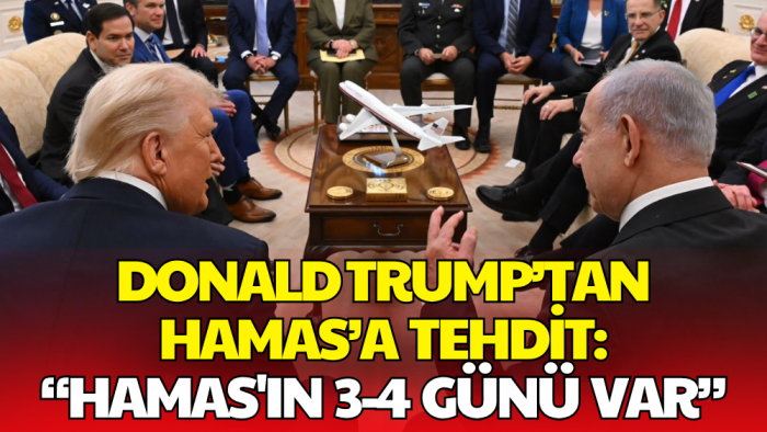 Trump’tan Hamas’a Tehdit: Gazze Planı İçin 3-4 Gününüz Var